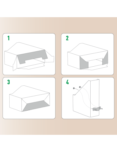 PACK 2 REVISTEROS DE CARTÓN COLOR NEGRO LEITZ 24710095