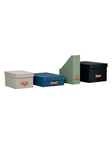 PACK 2 REVISTEROS DE CARTÓN COLOR NEGRO LEITZ 24710095