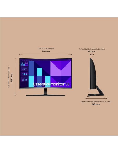 Samsung Monitor Essential 32" S3(S39GD) IPS vision 178º 100Hz