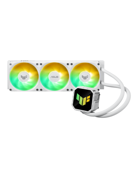 ASUS TUF Gaming LC III 360 ARGB White Edition Carcasa del ordenador Sistema de refrigeración líquida todo en uno 12 cm Blanco