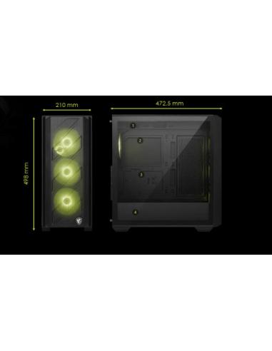 CAJA MSI MAG FORGE 330R AIRFLOW