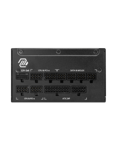 MSI MAG A1000GL PCIE5 II unidad de fuente de alimentación 1000 W 24-pin ATX ATX Negro 2