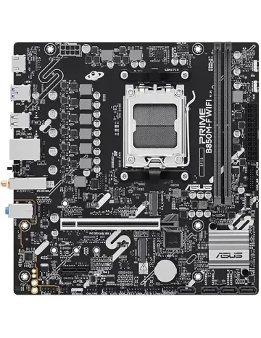 PLACA ASUS PRIME B850M-F WIFI,AMD,AM5,B850,2DDR5,128GB,1HDMI,4SATA3+2M.2,GBLAN+WIFI6+BT5.3,5USB3.2,MATX
