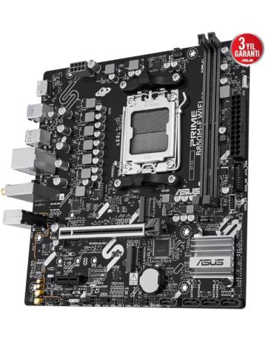 PLACA ASUS PRIME B850M-F WIFI,AMD,AM5,B850,2DDR5,128GB,1HDMI,4SATA3+2M.2,GBLAN+WIFI6+BT5.3,5USB3.2,MATX