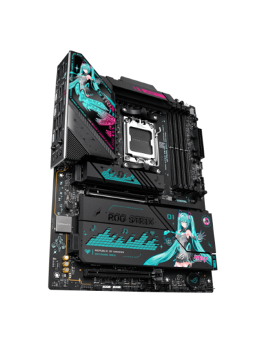 ASUS ROG STRIX X870E-H GAMING WIFI7 HATSUNE MIKU EDITION AMD X870E Zócalo AM5 ATX