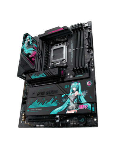 ASUS ROG STRIX X870E-H GAMING WIFI7 HATSUNE MIKU EDITION AMD X870E Zócalo AM5 ATX