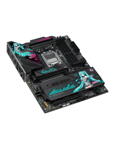 ASUS ROG STRIX X870E-H GAMING WIFI7 HATSUNE MIKU EDITION AMD X870E Zócalo AM5 ATX