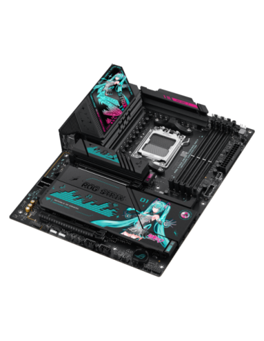 ASUS ROG STRIX X870E-H GAMING WIFI7 HATSUNE MIKU EDITION AMD X870E Zócalo AM5 ATX