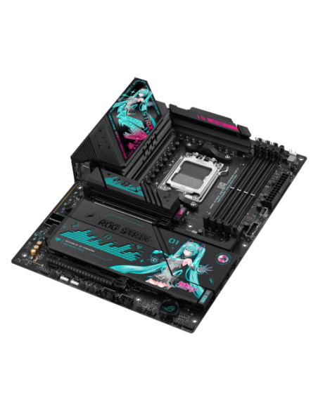 ASUS ROG STRIX X870E-H GAMING WIFI7 HATSUNE MIKU EDITION AMD X870E Zócalo AM5 ATX