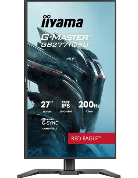 MONITOR IIYAMA, 27 PULGADAS, 68,6 CM, FAST IPS, 2560X1440, 200HZ, 0,233 MM, MATE NEGRO