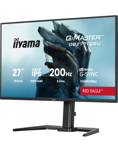 MONITOR IIYAMA, 27 PULGADAS, 68,6 CM, FAST IPS, 2560X1440, 200HZ, 0,233 MM, MATE NEGRO