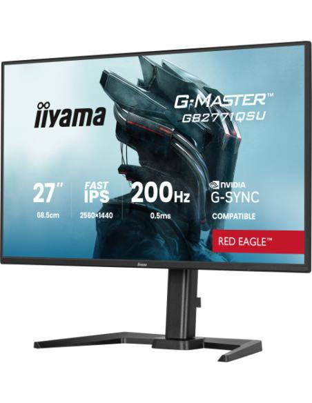 MONITOR IIYAMA, 27 PULGADAS, 68,6 CM, FAST IPS, 2560X1440, 200HZ, 0,233 MM, MATE NEGRO