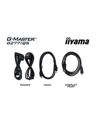 MONITOR IIYAMA 27 PULGADAS RESOLUCION QHD (2560X1440), PANEL IPS, 1 MS (MPRT), 200 HZ, BRILLO 400, CONTRASTE 1000:1, HDMI, DISPL
