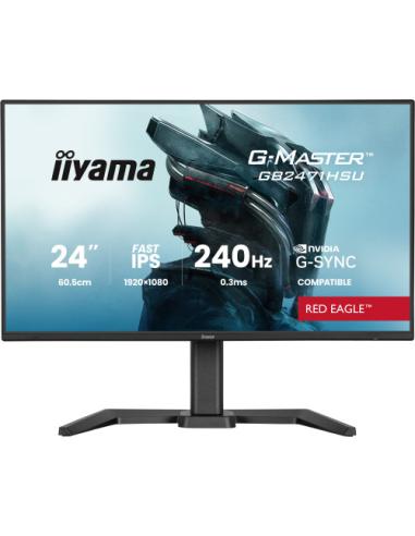 MONITOR IIYAMA 24 PULGADAS RESOLUCION FULL HD (1920X1080), PANEL FAST IPS, 0,8 MS (MPRT), 240 HZ, BRILLO 250, CONTRASTE 1100:1, 