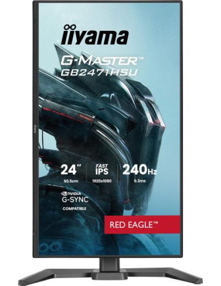 MONITOR IIYAMA 24 PULGADAS RESOLUCION FULL HD (1920X1080), PANEL FAST IPS, 0,8 MS (MPRT), 240 HZ, BRILLO 250, CONTRASTE 1100:1, 