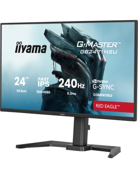 MONITOR IIYAMA 24 PULGADAS RESOLUCION FULL HD (1920X1080), PANEL FAST IPS, 0,8 MS (MPRT), 240 HZ, BRILLO 250, CONTRASTE 1100:1, 