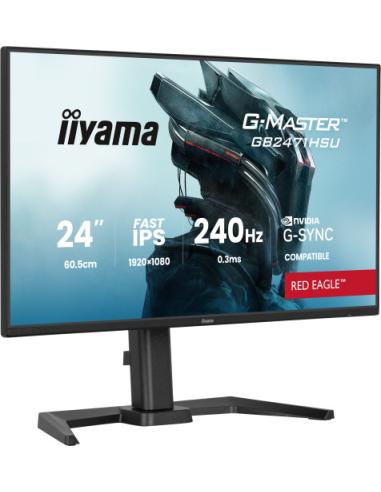MONITOR IIYAMA 24 PULGADAS RESOLUCION FULL HD (1920X1080), PANEL FAST IPS, 0,8 MS (MPRT), 240 HZ, BRILLO 250, CONTRASTE 1100:1, 