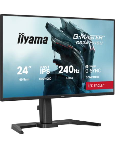 MONITOR IIYAMA 24 PULGADAS RESOLUCION FULL HD (1920X1080), PANEL FAST IPS, 0,8 MS (MPRT), 240 HZ, BRILLO 250, CONTRASTE 1100:1, 