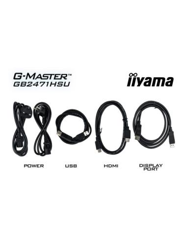 MONITOR IIYAMA 24 PULGADAS RESOLUCION FULL HD (1920X1080), PANEL FAST IPS, 0,8 MS (MPRT), 240 HZ, BRILLO 250, CONTRASTE 1100:1, 