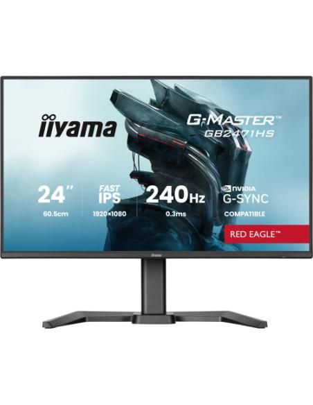 MONITOR IIYAMA 24 PULGADAS RESOLUCION FULL HD (1920X1080), PANEL FAST IPS, 0,8 MS (MPRT), 165 HZ, BRILLO 250, CONTRASTE 1100:1, 