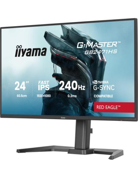 MONITOR IIYAMA 24 PULGADAS RESOLUCION FULL HD (1920X1080), PANEL FAST IPS, 0,8 MS (MPRT), 165 HZ, BRILLO 250, CONTRASTE 1100:1, 