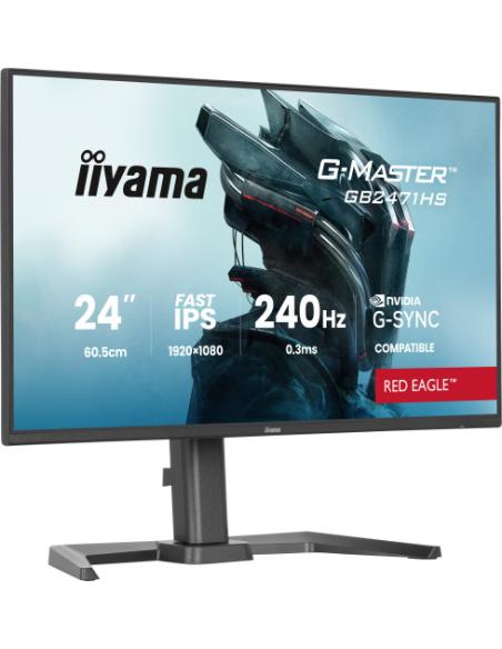 MONITOR IIYAMA 24 PULGADAS RESOLUCION FULL HD (1920X1080), PANEL FAST IPS, 0,8 MS (MPRT), 165 HZ, BRILLO 250, CONTRASTE 1100:1, 