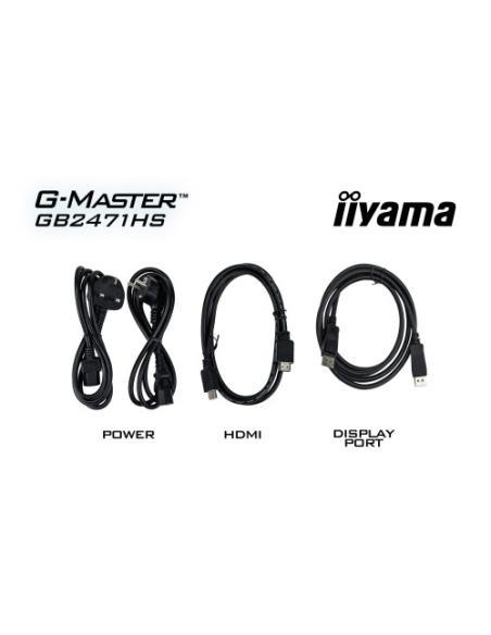 MONITOR IIYAMA 24 PULGADAS RESOLUCION FULL HD (1920X1080), PANEL FAST IPS, 0,8 MS (MPRT), 165 HZ, BRILLO 250, CONTRASTE 1100:1, 