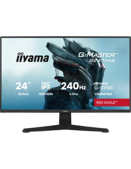 MONITOR IIYAMA 24 PULGADAS RESOLUCIÓN FULL HD (1920X1080), PANEL IPS, 0,8 MS (MPRT), 165 HZ, BRILLO 250, CONTRASTE 1100:1, HDMI,