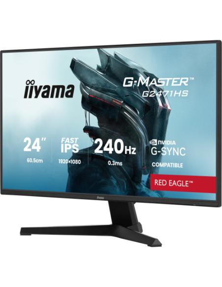 MONITOR IIYAMA 24 PULGADAS RESOLUCIÓN FULL HD (1920X1080), PANEL IPS, 0,8 MS (MPRT), 165 HZ, BRILLO 250, CONTRASTE 1100:1, HDMI,
