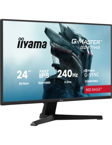 MONITOR IIYAMA 24 PULGADAS RESOLUCIÓN FULL HD (1920X1080), PANEL IPS, 0,8 MS (MPRT), 165 HZ, BRILLO 250, CONTRASTE 1100:1, HDMI,
