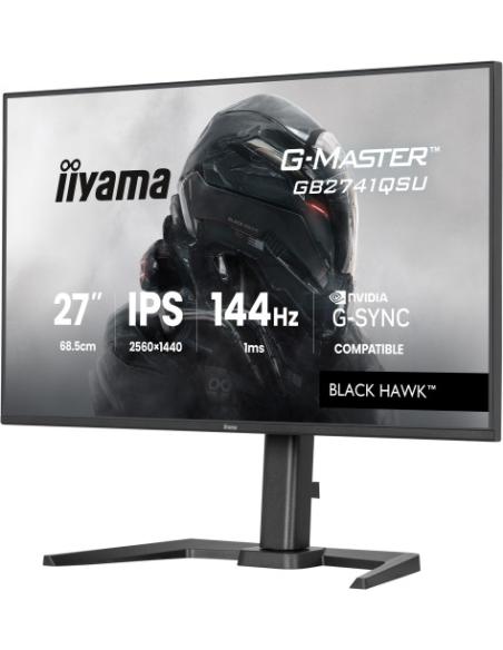 MONITOR IIYAMA 27 PULGADAS RESOLUCION WQHD (2560X1440), PANEL IPS, 1 MS (MPRT), 100 HZ, BRILLO 250, CONTRASTE 1300:1, HDMI, DISP