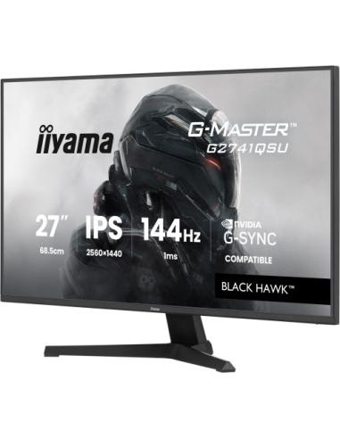 MONITOR IIYAMA 27 PULGADAS RESOLUCION WQHD (2560X1440), PANEL IPS, 1 MS (MPRT), 75 HZ, BRILLO 250, CONTRASTE 1000:1, HDMI, DISPL