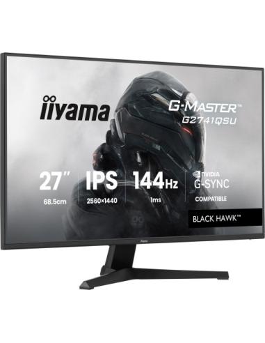 MONITOR IIYAMA 27 PULGADAS RESOLUCION WQHD (2560X1440), PANEL IPS, 1 MS (MPRT), 75 HZ, BRILLO 250, CONTRASTE 1000:1, HDMI, DISPL