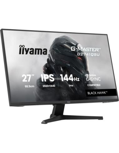 MONITOR IIYAMA 27 PULGADAS RESOLUCION WQHD (2560X1440), PANEL IPS, 1 MS (MPRT), 75 HZ, BRILLO 250, CONTRASTE 1000:1, HDMI, DISPL