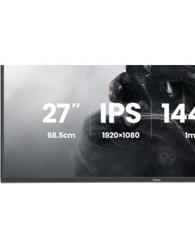 MONITOR IIYAMA 27 PULGADAS RESOLUCIÓN WQHD (2560X1440), PANEL IPS, 5 MS, 70 HZ, BRILLO 350, CONTRASTE 1000:1, HDMI, DISPLAYPORT,