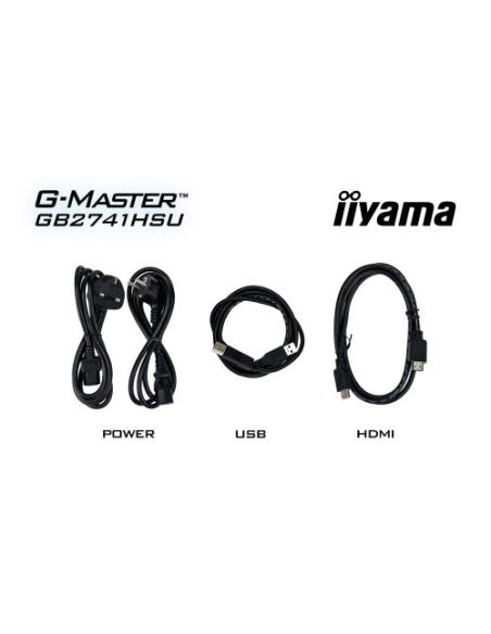 MONITOR IIYAMA 27 PULGADAS RESOLUCIÓN WQHD (2560X1440), PANEL IPS, 5 MS, 70 HZ, BRILLO 350, CONTRASTE 1000:1, HDMI, DISPLAYPORT,