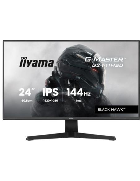 MONITOR IIYAMA 24 PULGADAS RESOLUCION FULL HD (1920X1080), PANEL IPS, 1 MS (MPRT), 75 HZ, BRILLO 250, CONTRASTE 1000:1, HDMI, DI