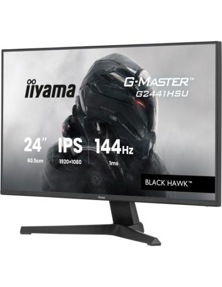MONITOR IIYAMA 24 PULGADAS RESOLUCION FULL HD (1920X1080), PANEL IPS, 1 MS (MPRT), 75 HZ, BRILLO 250, CONTRASTE 1000:1, HDMI, DI