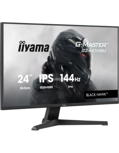 MONITOR IIYAMA 24 PULGADAS RESOLUCION FULL HD (1920X1080), PANEL IPS, 1 MS (MPRT), 75 HZ, BRILLO 250, CONTRASTE 1000:1, HDMI, DI