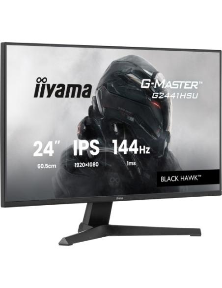 MONITOR IIYAMA 24 PULGADAS RESOLUCION FULL HD (1920X1080), PANEL IPS, 1 MS (MPRT), 75 HZ, BRILLO 250, CONTRASTE 1000:1, HDMI, DI