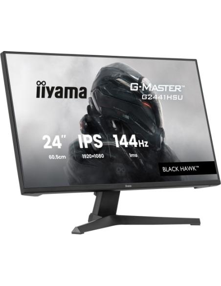 MONITOR IIYAMA 24 PULGADAS RESOLUCION FULL HD (1920X1080), PANEL IPS, 1 MS (MPRT), 75 HZ, BRILLO 250, CONTRASTE 1000:1, HDMI, DI
