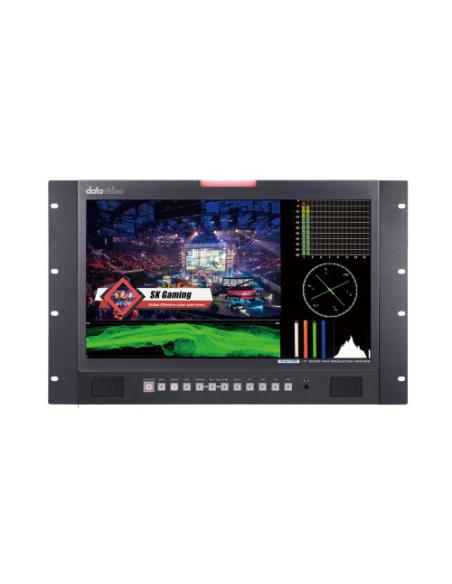 DATAVIDEO MONITOR W WFM/VECTOR SCOPE (7U MNT) (TLM-170VR)-(2100-0195)