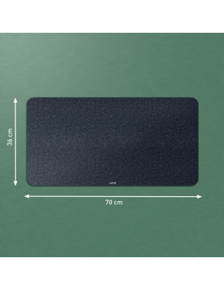 ALFOMBRILLA DE SOBREMESA DE FIELTRO 70 X 36 CM, GRIS LEITZ 53830089
