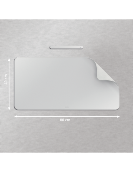 ALFOMBRILLA DE SOBREMESA 80 X 40 CM, GRIS CLARO LEITZ 53820085
