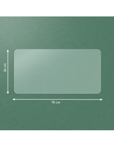 ALFOMBRILLA DE SOBREMESA 70 X 36 CM, TRANSPARENTE LEITZ 53810003