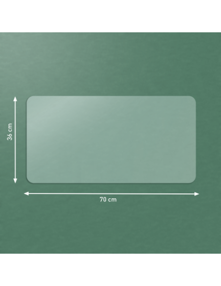 ALFOMBRILLA DE SOBREMESA 70 X 36 CM, TRANSPARENTE LEITZ 53810003