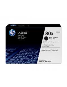 HP 80X PACK 2 TONER NEGRO ALTA CAPACIDAD HP80X (CF280XD)