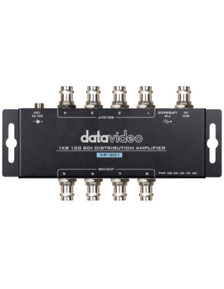 DataVideo VP-901 amplificador de línea de video Negro