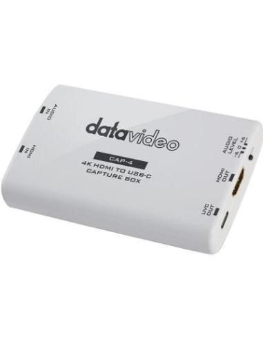DATAVIDEO HDMI TO USB (UVC) CAPTURE (INPUT) DEVICE (CAP-4)-(2510-8540)