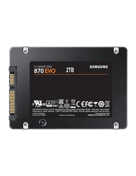 HD SSD 2TB SAMSUNG 2.5 SATA3 870 EVO MZ-77E2T0BEU